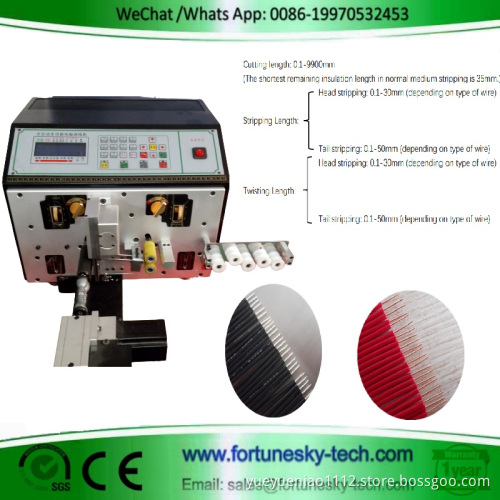 HWN-220 Fully automatic wire cutter and stripping machine